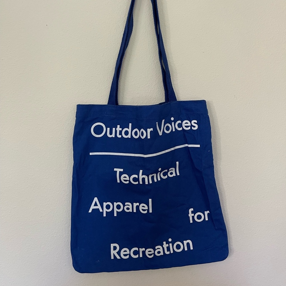 Blue Outdoor Voices Tote